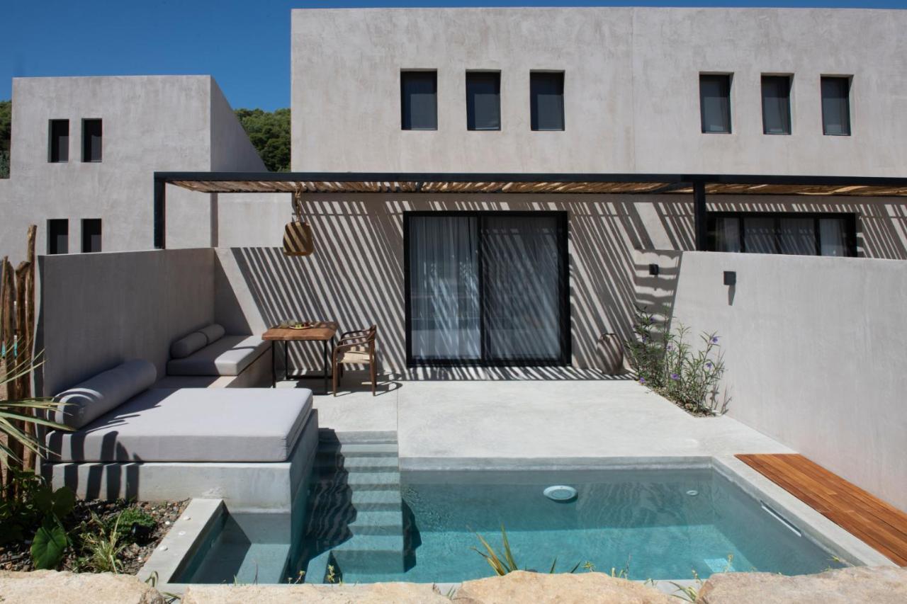 Pure Villas Ormos Panagias Bagian luar foto